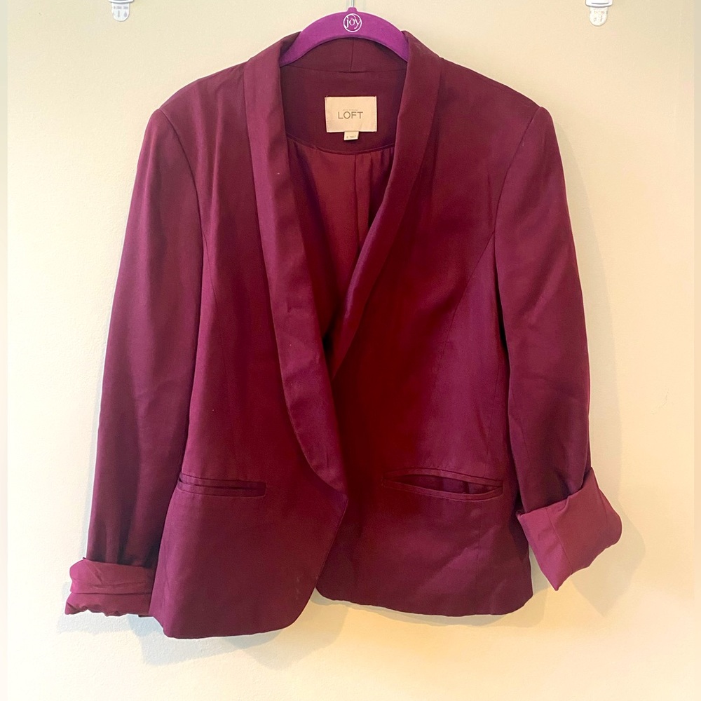 Cranberry blazer